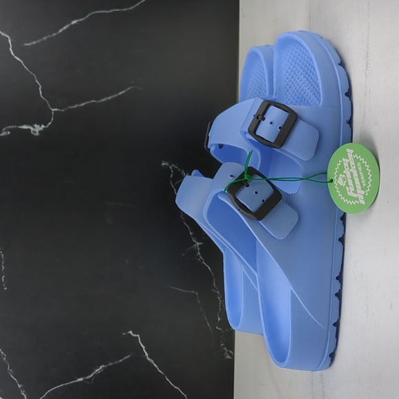 Funky Monkey Eva Flip Flops Sky Blue sz 10 - Picture 6 of 10